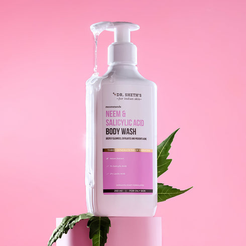 Dr. Sheth's Neem and Salicylic Acid Body Wash 250ml